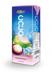 200ml Coconut  water with Mangosteen tetra pack